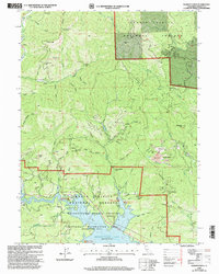 Whiskeytown 1998 topographic map thumbnail