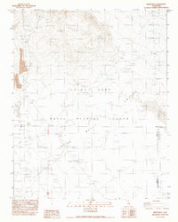 White Hills 1983 topographic map thumbnail