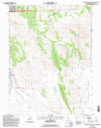 Whitinger Mountain 1993 topographic map thumbnail