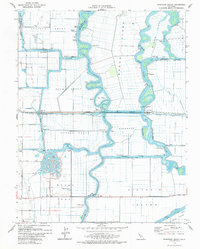 Woodward Island 1978 topographic map thumbnail