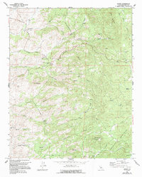 Woody 1965 topographic map thumbnail