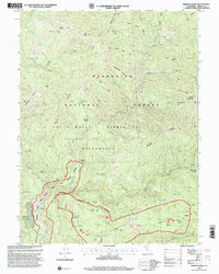 Wrights Ridge 1995 topographic map thumbnail