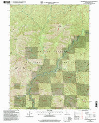 Yellowjacket Mountain 1998 topographic map preview