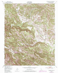 York Mountain 1948 topographic map thumbnail