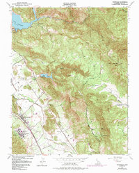 Yountville 1951 topographic map thumbnail