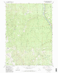 French Camp Ridge 1983 topographic map thumbnail