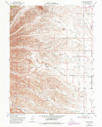 Fruto NE 1952 topographic map thumbnail