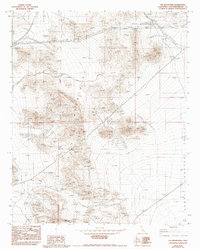 Fry Mountains 1982 topographic map thumbnail