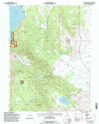 Gallatin Peak 1995 topographic map thumbnail