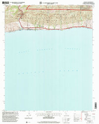 Gaviota 1995 topographic map thumbnail