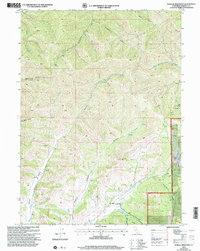 Gazelle Mountain 2001 topographic map thumbnail