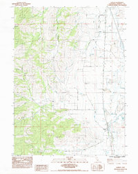 Gazelle 1984 topographic map thumbnail