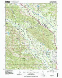 Geyserville 1997 topographic map thumbnail