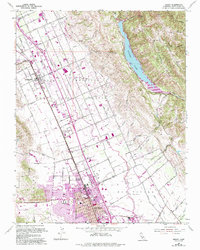 Gilroy 1955 topographic map thumbnail