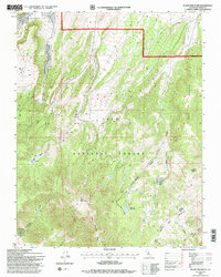Glass Mountain 1994 topographic map thumbnail