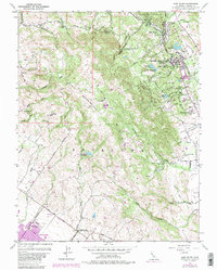 Glen Ellen 1954 topographic map thumbnail