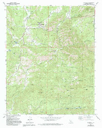 Glennville 1972 topographic map thumbnail