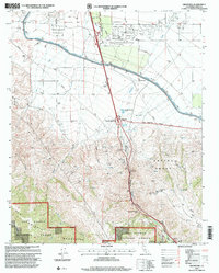 Grapevine 1995 topographic map thumbnail