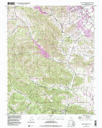 Mount Madonna 1996 topographic map thumbnail