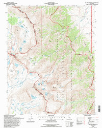 Mt. Williamson 1994 topographic map thumbnail