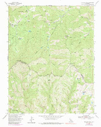 Mustang Peak 1955 topographic map thumbnail