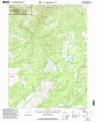 Oak Run 1998 topographic map thumbnail