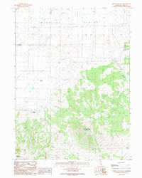 Observation Peak 1989 topographic map thumbnail