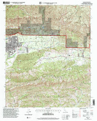 Ojai 1995 topographic map thumbnail