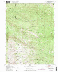 Old Iron Mountain 1951 topographic map thumbnail
