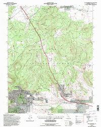 Old Mammoth 1994 topographic map thumbnail
