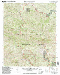 Old Man Mountain 1995 topographic map thumbnail