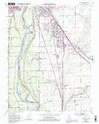 Olivehurst 1952 topographic map thumbnail