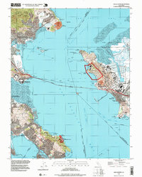 San Quentin 1995 topographic map thumbnail
