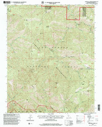 Ventana Cones 1995 topographic map thumbnail