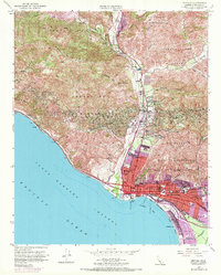 Ventura 1951 topographic map thumbnail