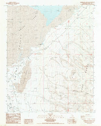 Vermillion Canyon 1987 topographic map thumbnail