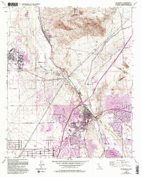 Victorville 1956 topographic map thumbnail