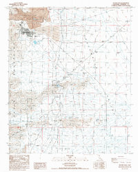 Victory Pass 1987 topographic map thumbnail