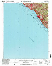 Villa Creek 1995 topographic map thumbnail