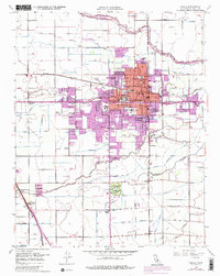 Visalia 1949 topographic map thumbnail