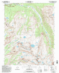Vogelsang Peak 1994 topographic map thumbnail