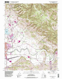 Watsonville East 1995 topographic map thumbnail