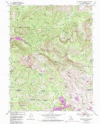 Wentworth Springs 1953 topographic map thumbnail
