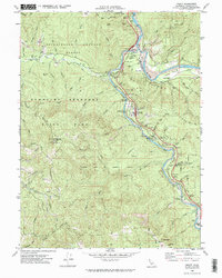 Weott 1969 topographic map thumbnail