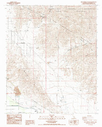 West Berdoo Canyon 1988 topographic map thumbnail