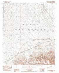 West of Blind Hills 1984 topographic map thumbnail
