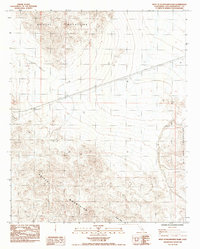 West of Budweiser Wash 1984 topographic map thumbnail