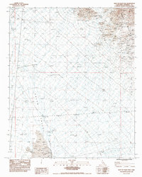 West of Palen Pass 1983 topographic map thumbnail