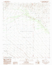 West of Palo Verde Peak 1988 topographic map thumbnail