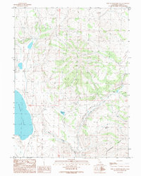 West of Snowstorm Mtn topographic map thumbnail